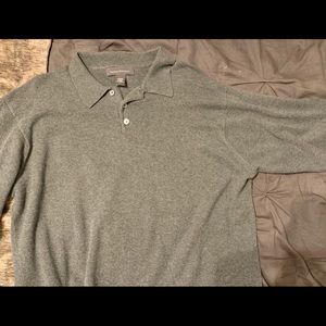 Banana Republic LS Polo